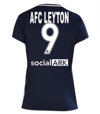 U13 Away Shirt Short Sleeve Navy/White