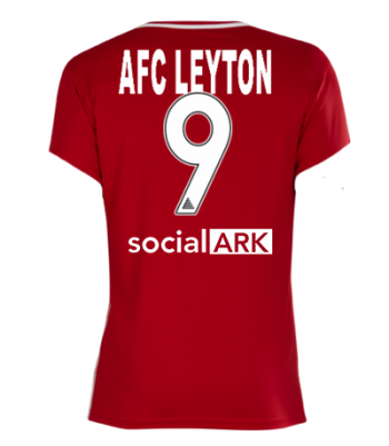 x AFC Leyton U13 Home Shirt SS Red/White
